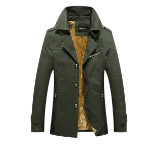 جاكيت رجالي صوف شتوي سميك – جاكيت رجالي شتوي طويل كلاسيكي أنيق بستايل كاجوال ورسمي