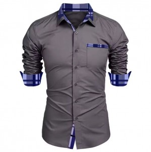 قميص رجالي فضفاض طويل الأكمام | راحة وأناقة في مقاسك المثالي